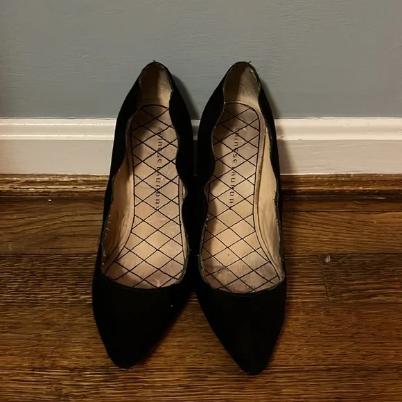 Chinese Laundry Black Suede Heels - Picture 2 of 6